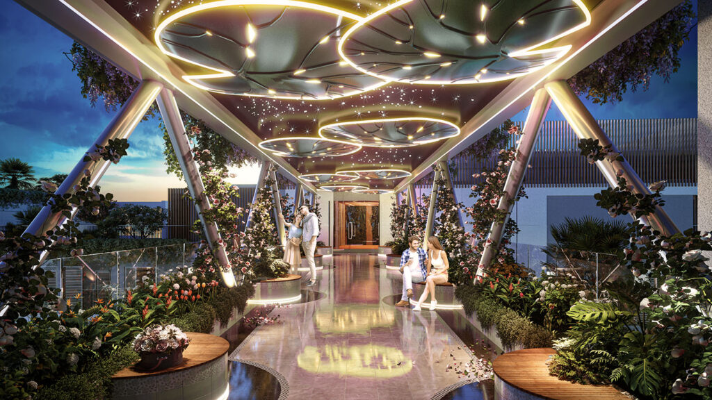 Tiện ích cầu kính emerald boulevard